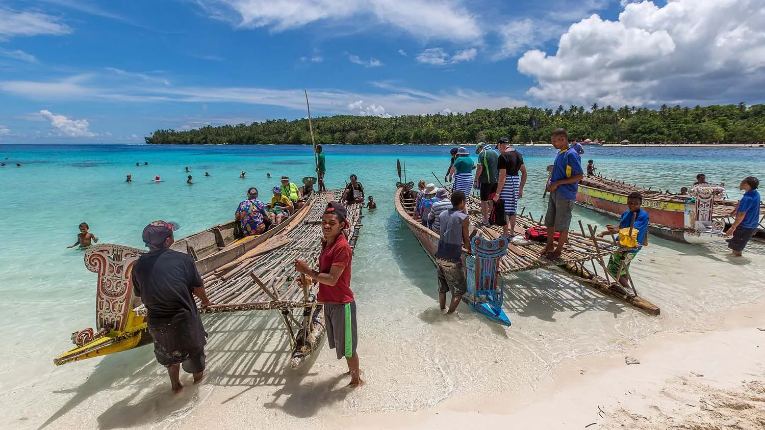 Oceanië – Papua-Nieuw-Guinea – Lakatoi zeilboten