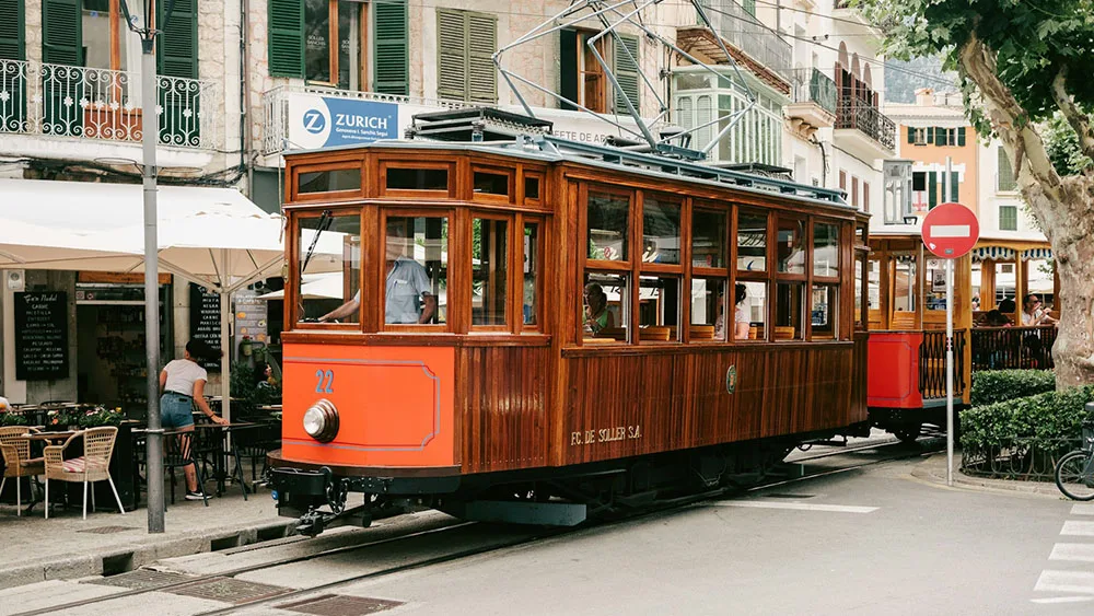 Leukste plekken van Mallorca - De tram in het dorpje Sóller