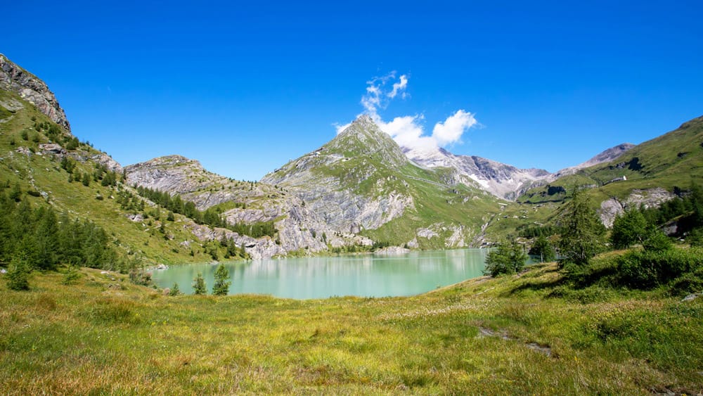 Vakantie in Oostenrijk – Stuwmeer van Margaritze bij de Grossglockner